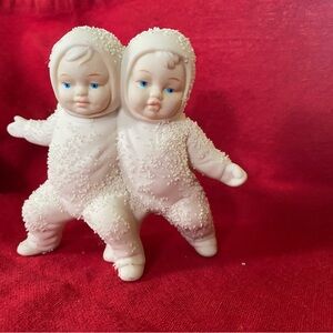 Charming White Snow Baby Figurine